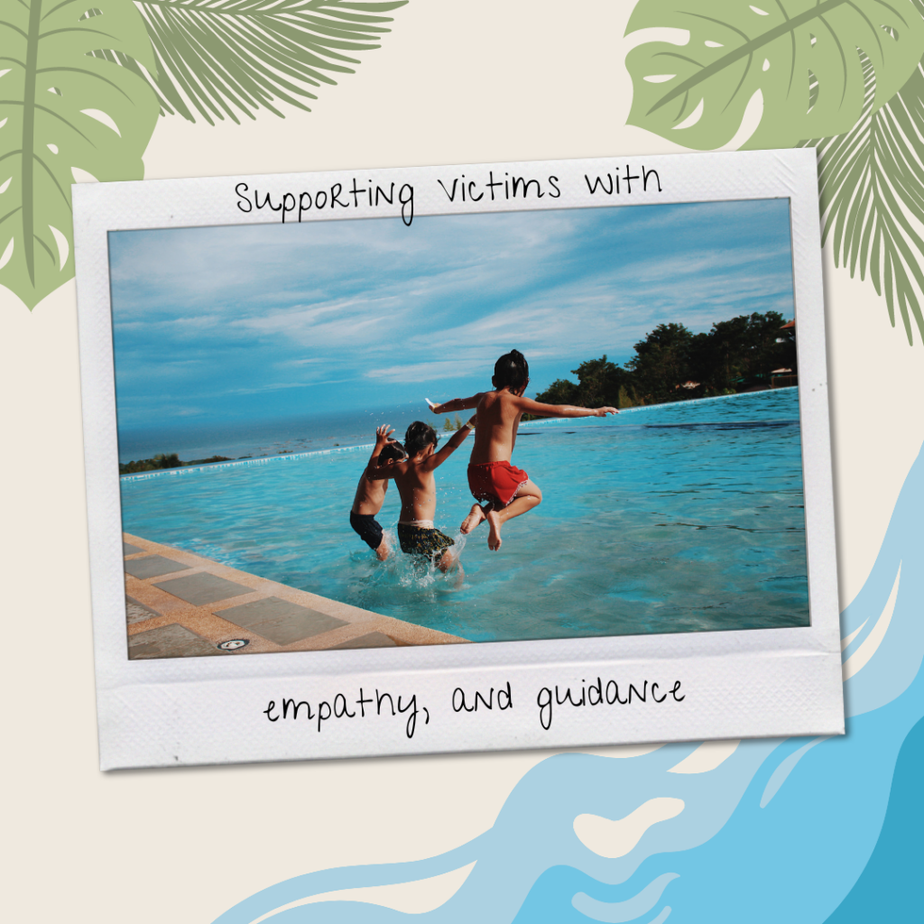 Supporting victims with empathy, guidance