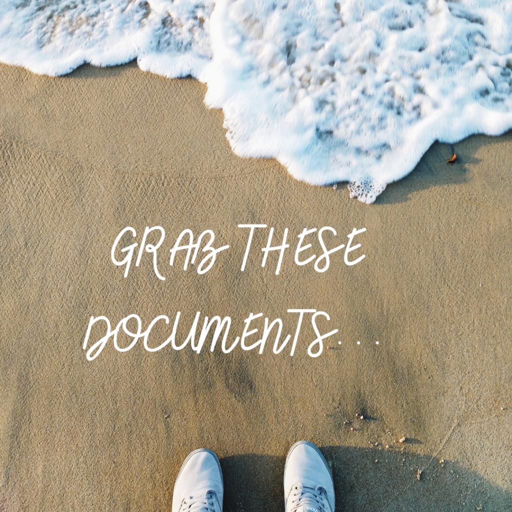 Grab these documents....
